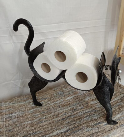 KOVOVÁ DEKORACE KOČKA