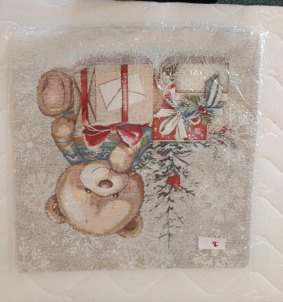 Dekorační vánoční povlak na polštář