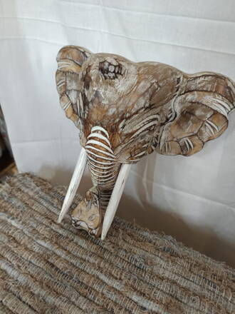 DEKORACE HLAVA SLONA